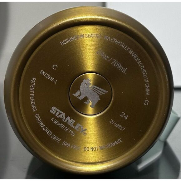 STANLEY STAY HOT CAMP MUG | 24 OZ, GILDED CELADON - Picture 4 of 4